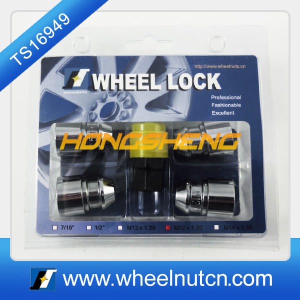 Product Guide: HO<i></i>NGSHENG Car Steering Wheel Lock Anti Theft Nuts (Model 49034 46300) | Spline Lug Nu